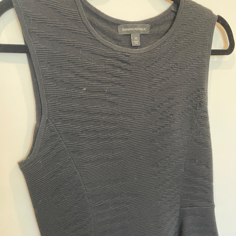 Banana Republic Black Fit and Flare Dress XS